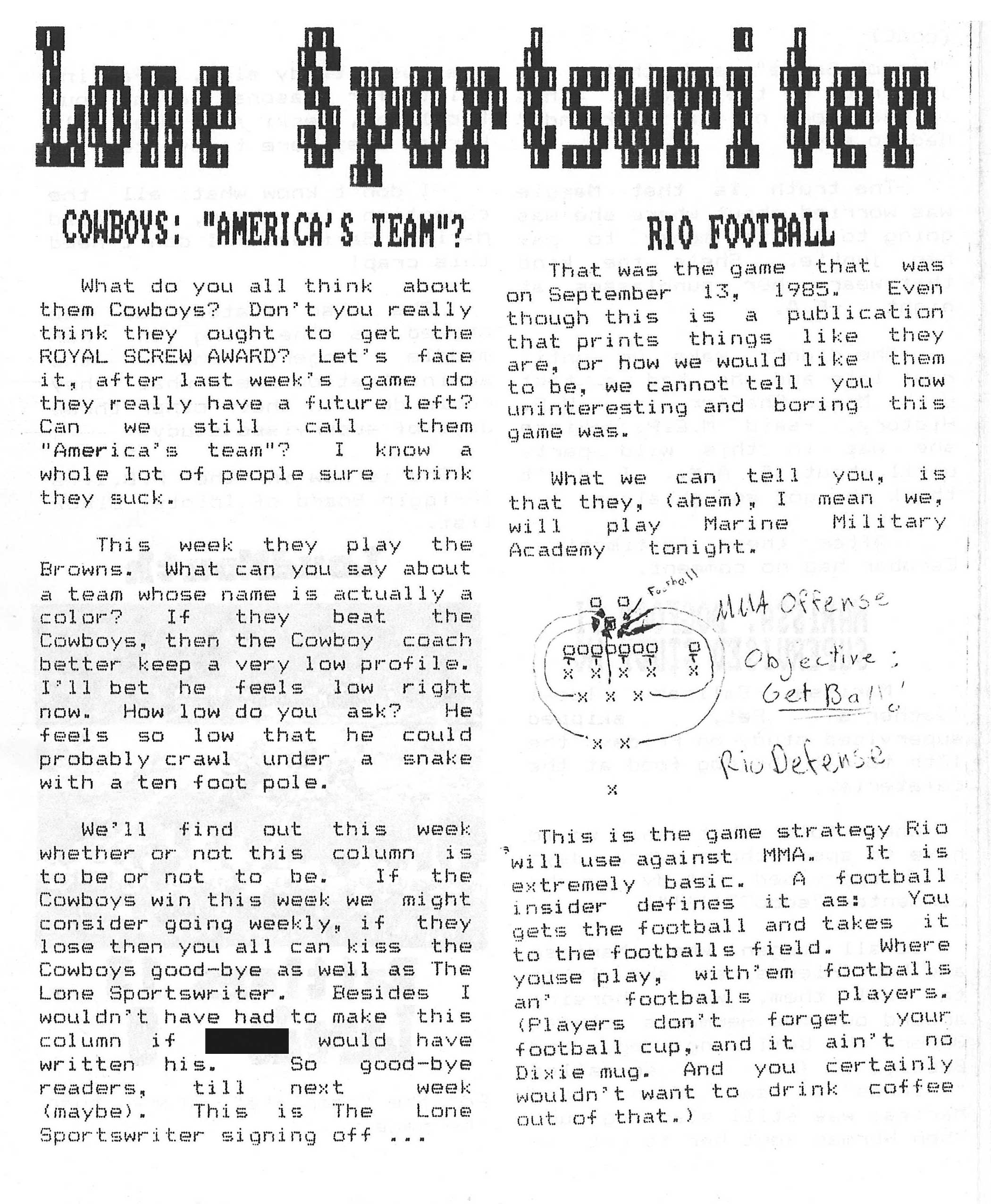 The Weekly Loudmouth Vol. 1 No. 2 page 6